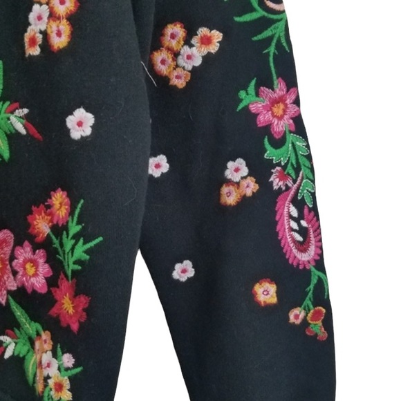 Philosophy | Floral Embroidered Colorful Sweater Size 4 - Picture 2 of 3